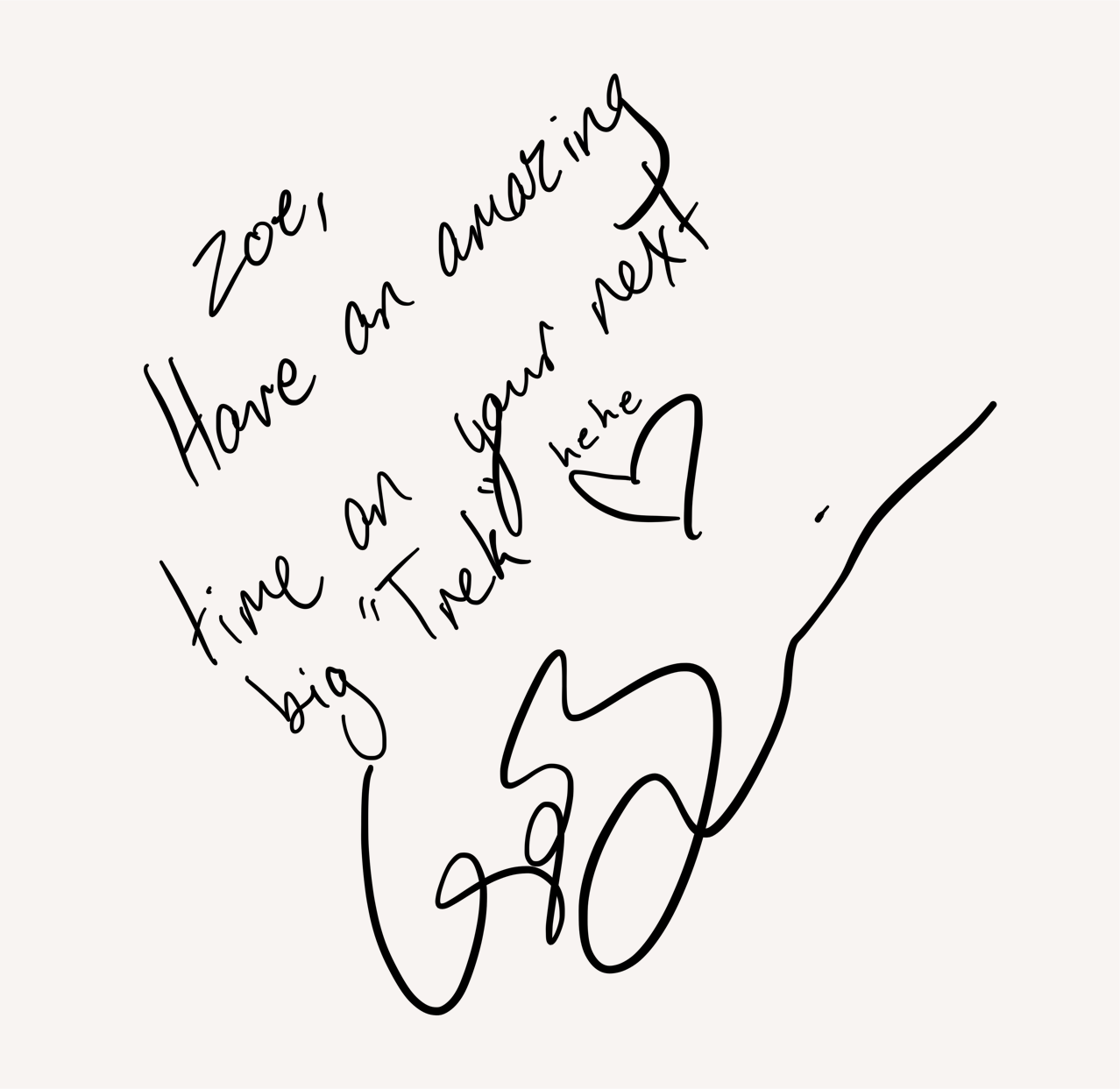Image of Isa Briones’ autograph as Soji from Star Trek: Picard, available for fans to personalize through FanFair.